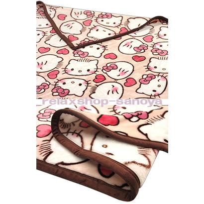 ハローキティ 毛布 シングル かわいい 洗える ピンク ニュー