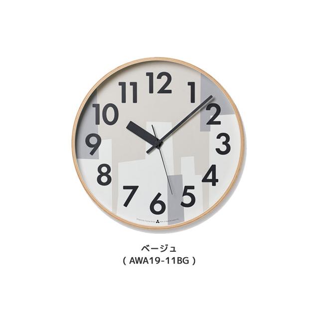 掛け時計 Lemnos KASUMI カスミ ベージュ(AWA19-11BG) ブルー(AWA19-11BL) レムノス 時計｜reliable-yshop｜05