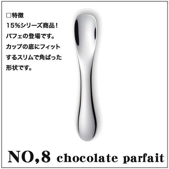 15.0% アイススプーン No.08 チョコレートパフェ  JT15G-02 溶けるスプーン ギフト プレゼント アルミニウム 国産 アイススプーン【Y/N/S30】｜reliable-yshop｜02