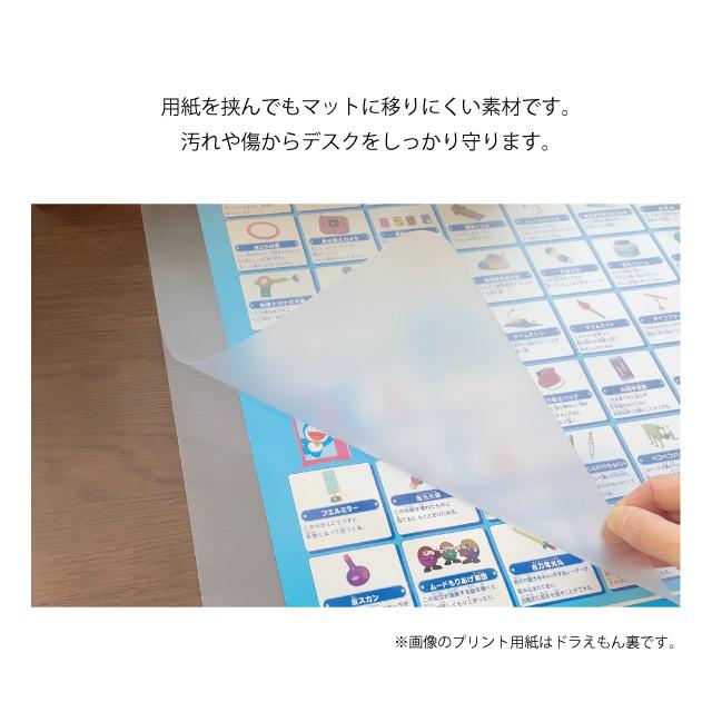 最安値挑戦 デスクマット 22年度 コイズミ ドラえもん 裏面 ひみつ道具 Yds 840dr 両面クリアマット リバーシブル Mat2 Whitesforracialequity Org