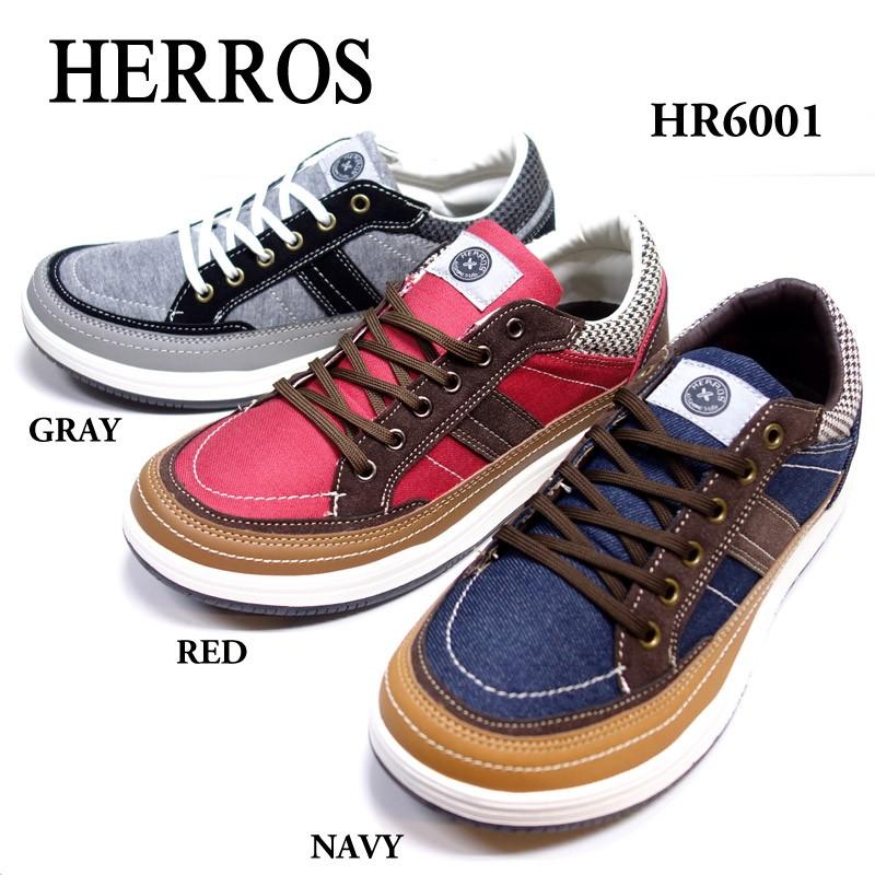 ワイズ4e スニーカー 幅広 甲高 デニム地 パイル地 アウトドア カジュアル 選べるcolor 紳士靴 Herros Hr6001 Hr6001 A Reliable Shop 通販 Yahoo ショッピング