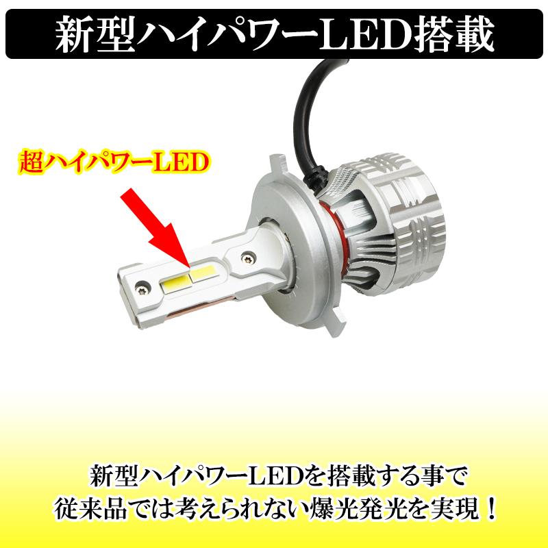 DSIC（ディーシック） LED ヘッドライト バルブ H4 Hi/Lo ハイビーム