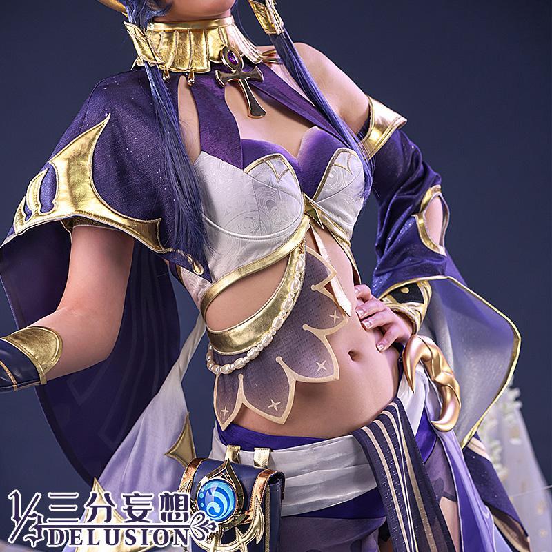 【三分妄想1/3Delusion】原神 Genshin キャンディス-Candace コスプレ衣装/ウィッグ/靴 コスチューム 三分妄想1/3Delusion