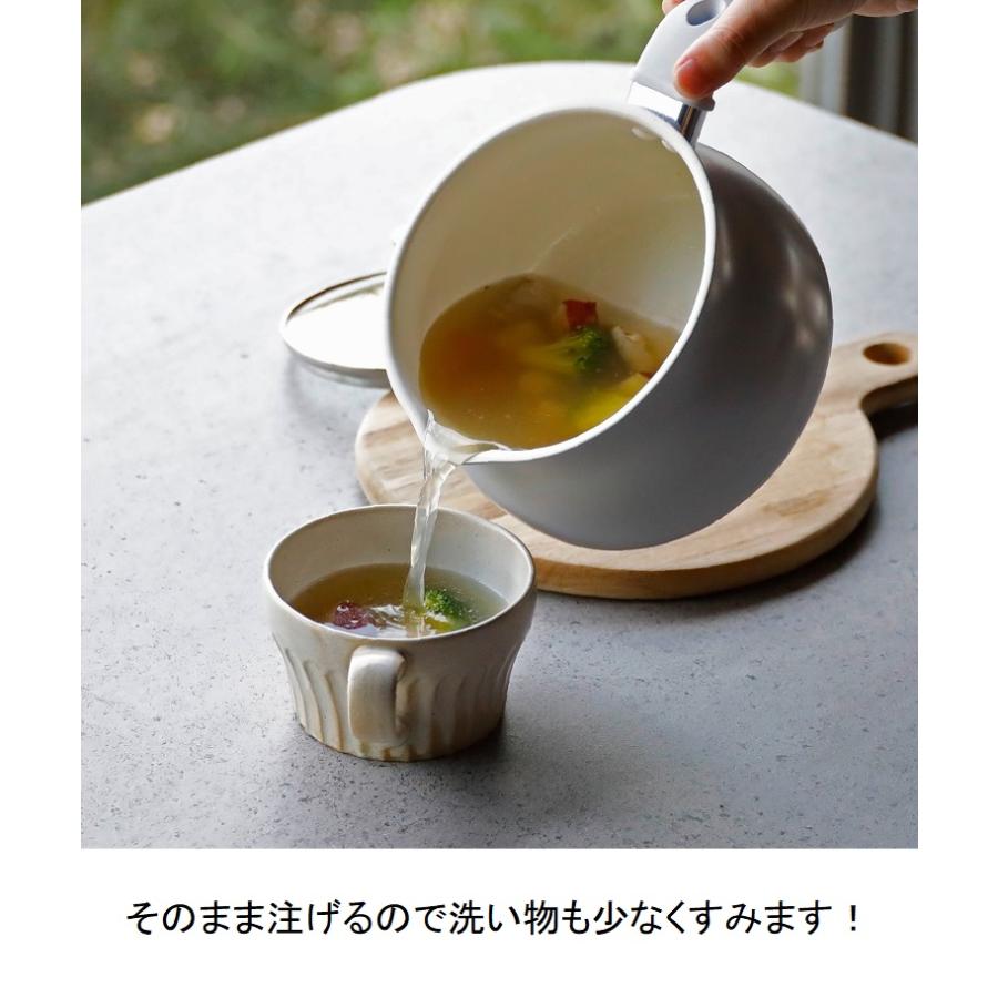 CB JAPAN 鍋 ザル付き 揚げ物 ザル付き多用途鍋 1.8L ルポット CB JAPAN 鍋 ザル付き 揚げ物 ザル付き多用途鍋 1.8L ルポット