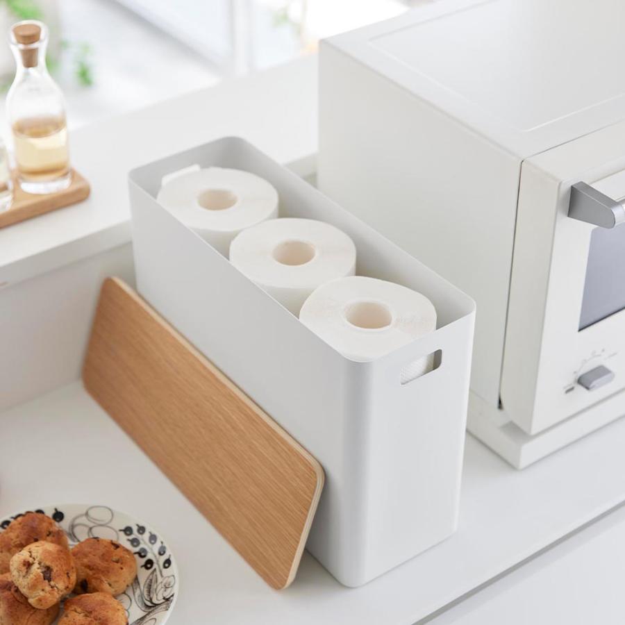 RIN（山崎実業） 山崎実業 RIN 蓋付きトイレ用品収納 リン トイレ