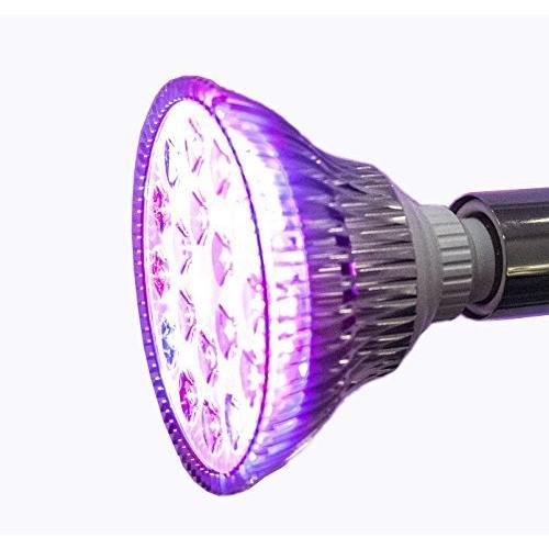 Led Plantlight Opt 18w 植物育成使用 紫色電球 E26 植物の光合成が最も強い効果を促進するために 600nm 650nmの赤 640nm 690nmの赤 4nm 470nmの青 観葉植物 家庭菜園 A B077k3gvch 2110 の赤２種類 青１種 A B077k3gvch 2110 Led Plantlight リライフ 水耕栽培