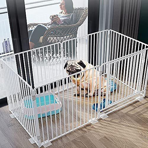 オンラインショップ スチール製 ペットサークル Dyaskz Dyaskz ペットフェンス 70 80cm Diy パネル6枚 犬ゲージ ドア付き ペットサークル Axtechnology Eu