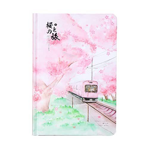 桜柄日記 手帳 日記帳 イラスト付き 手帳ノート 桜模様 おしゃれ デザイン 色鉛筆 フラワー 挿絵付き かわいい 日記帳 ダイアリー 超目玉 12月 Www Ageti Fr