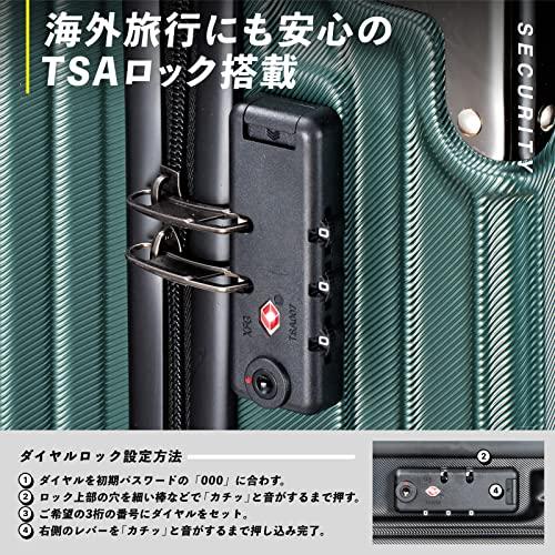 [C.jutro] スーツケース キャリーケース 【日本企業企画】 機内持ち込み キャリーバッグ ファスナータイプ TSAロ? 