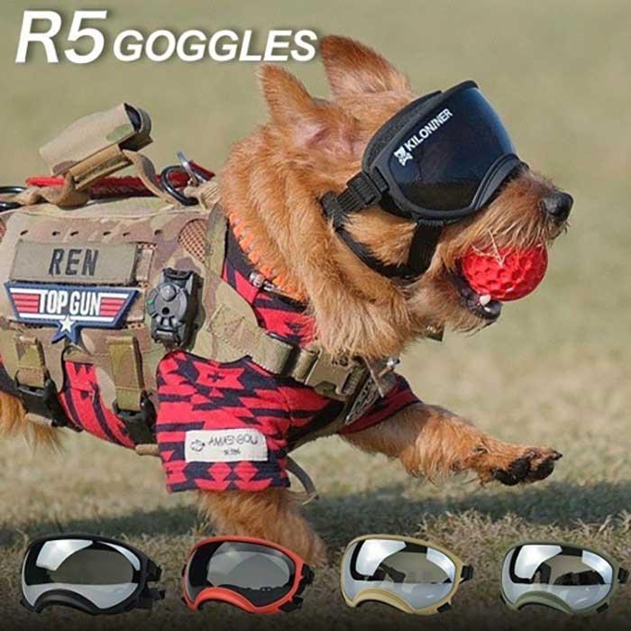 KILONINER キロナイナー ドッグ R5ゴーグル レンジャーグリーン （犬用