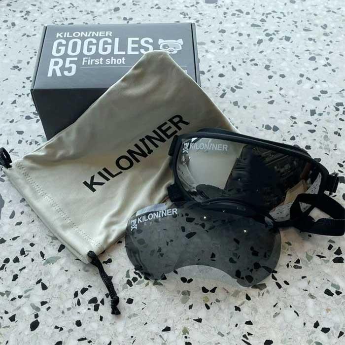 KILONINER キロナイナー ドッグ R5ゴーグル レンジャーグリーン （犬用