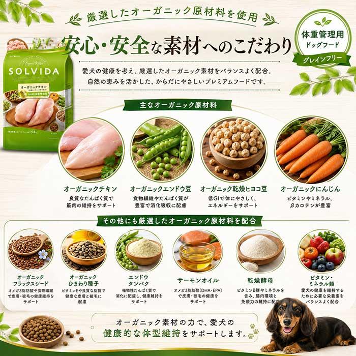 ソルビダ グレインフリー チキン 室内飼育体重管理用 1.8kg インドア