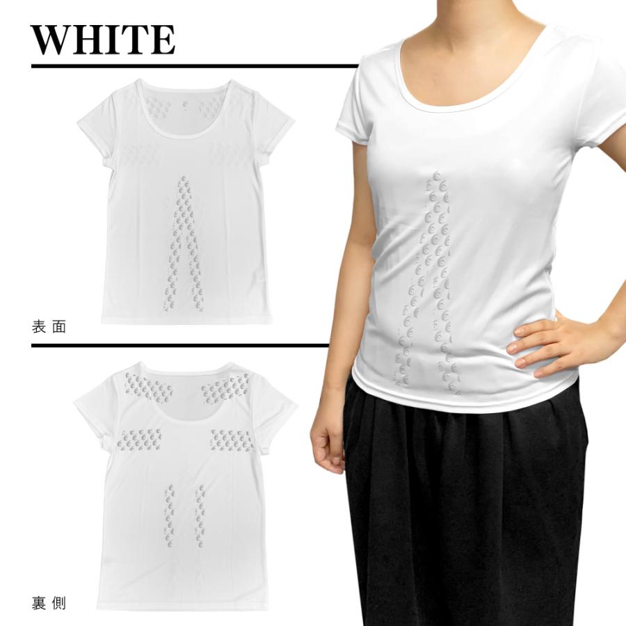 リライブシャツ インナー 2分袖 レディース 特許取得 インナーシャツ アンダーシャツ パワーシャツ 女性 機能性シャツ リカバリーウェア リカバリーウエア｜reliveshirt｜02