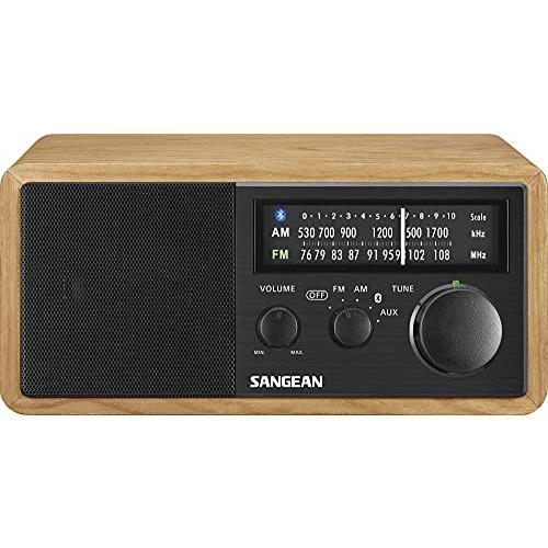SANGEAN FM/AMラジオ対応 ブルートゥーススピーカー チェリー/ブラック