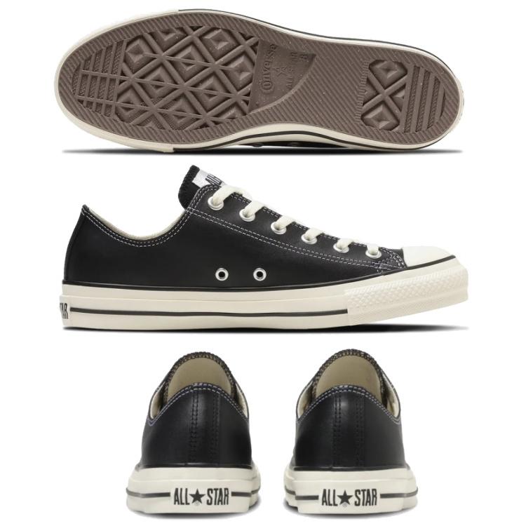 コンバース レディース 30代 40代 50代 メンズ スニーカー オールスター レザー 黒 白 sneaker ローカット CONVERSE おしゃれ | CONVERSE | 02