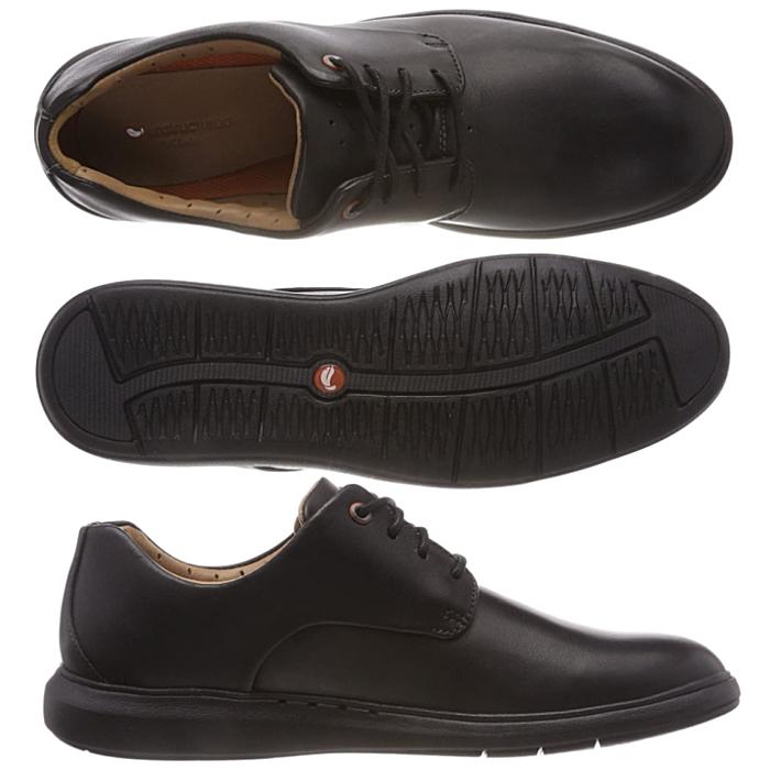 Clarks 本革ビジネスシューズ 黒　27センチ CLARKS ビジネス スニーカー 軽量 ブラック 黒 ウイング チップ