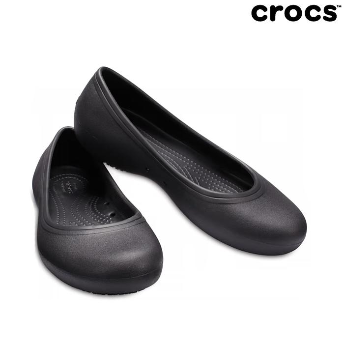 クロックス フラット（パンプス） crocs - 【美品】クロックス (22) フラットシューズ パンプス
