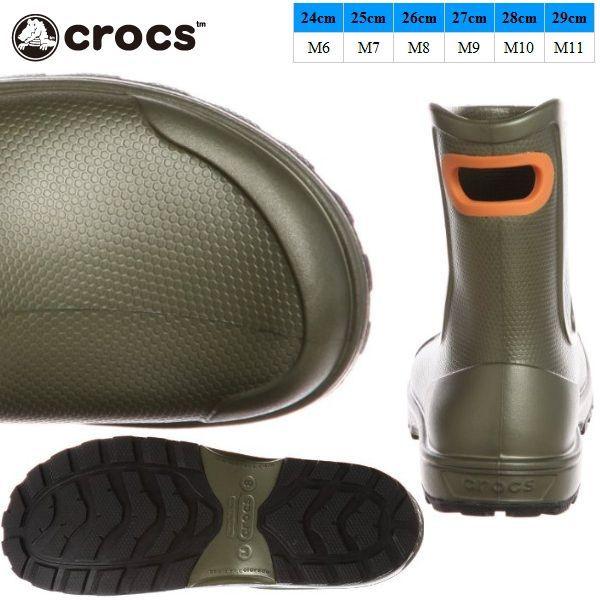 crocs rain boots mens
