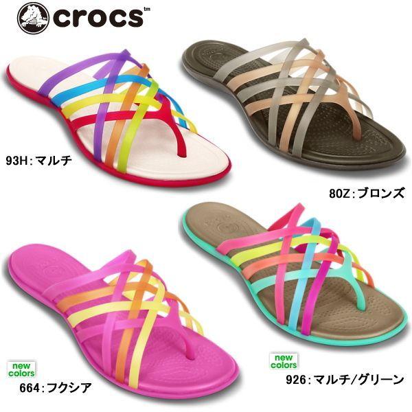 crocs huarache flip flop