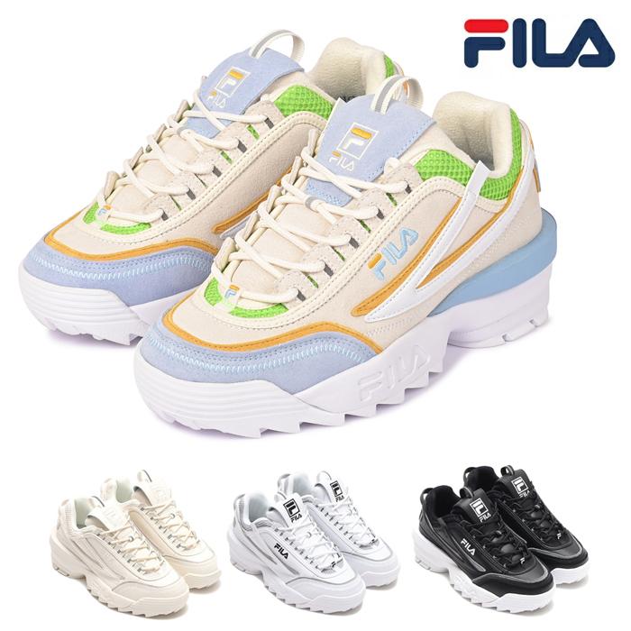 FILA Disruptor Il レディーススニーカー 24cm Fila Disruptor Ii Exp Womens Shoes Size 10, Color: White