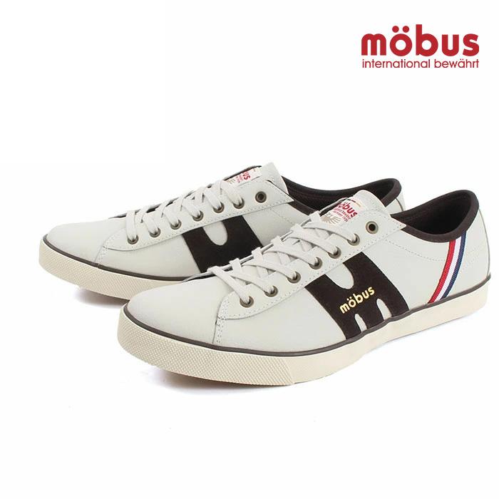 mobus（モーブス） スニーカー エッセン mobus ESSEN M-1838T 13fr CREAM/D.BROWN/FRANCE ...