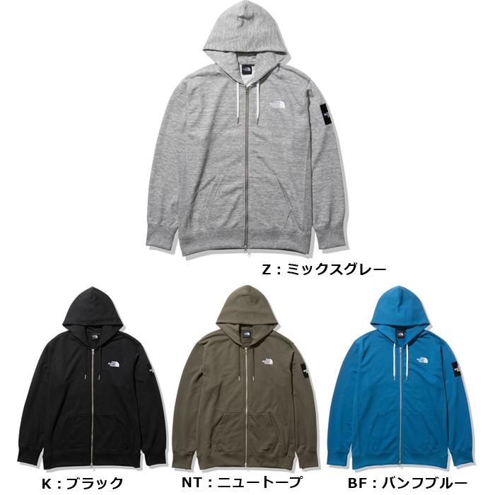 THE NORTH FACE NT12231 Square Logo Full Zip ザ・ノース