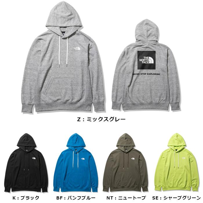 THE NORTH FACE NT12238 Back Square Logo Hoodie ザ・ノースフェイス 
