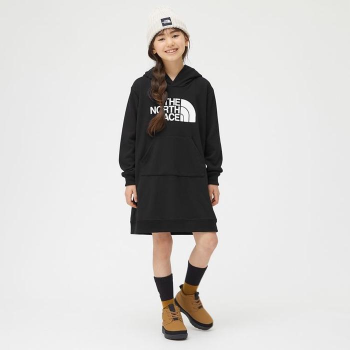 THE NORTH FACE ワンピース　110 THE NORTH FACE（ザ ノースフェイス） キッズ ガールズロゴワンピース