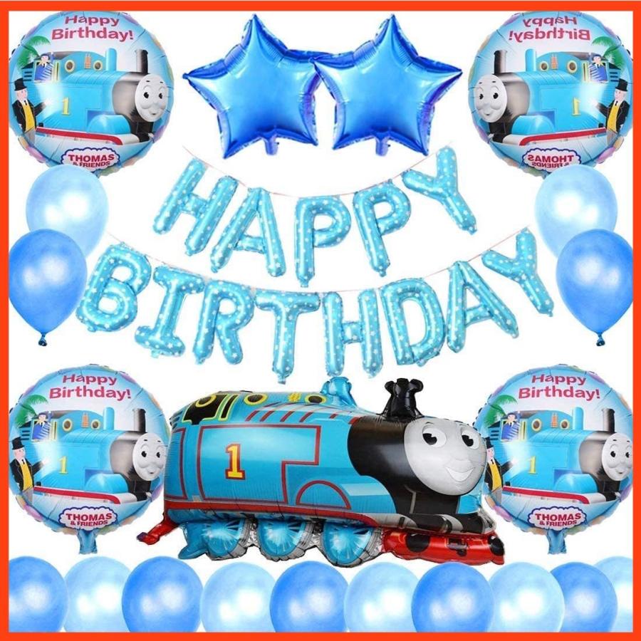 贅沢屋の 国内発送 トーマス バルーン 誕生日 飾り付け 可愛い 機関車 男の子 子供 Happy Birthday