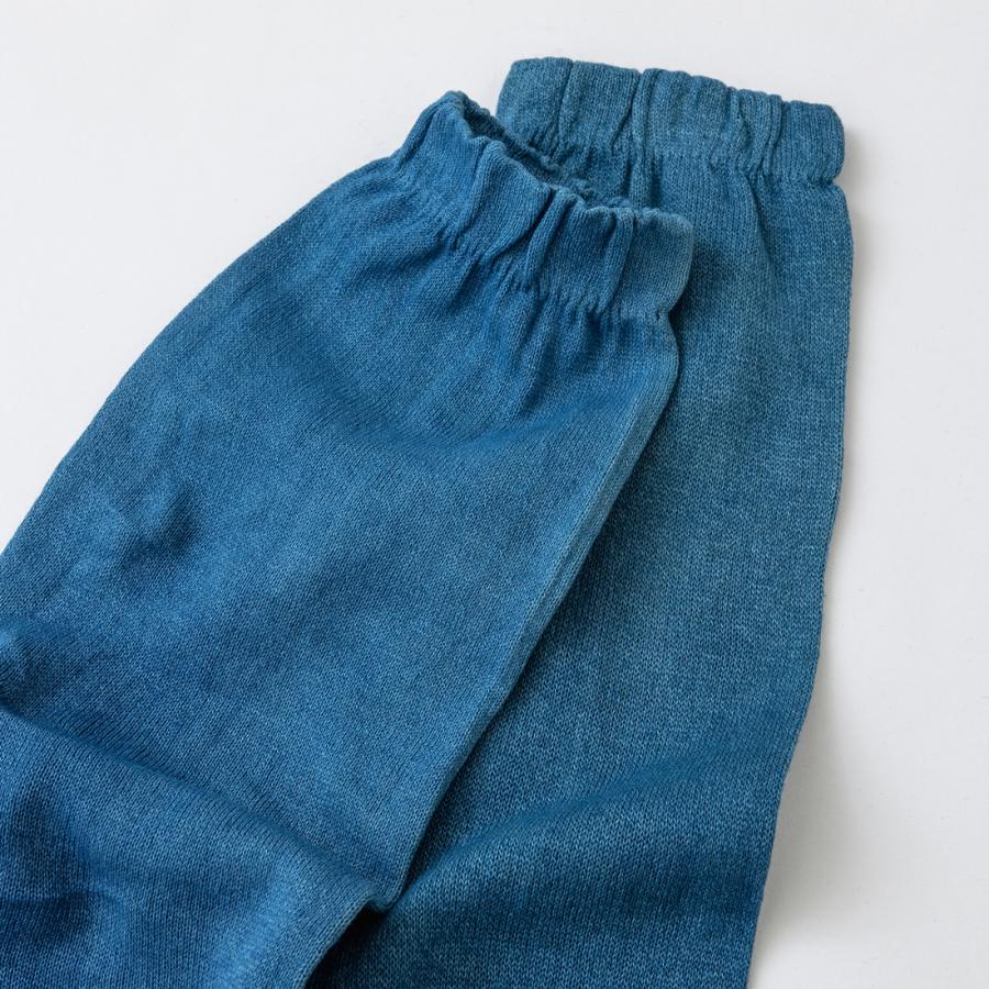 天然藍染アームカバー/ aiamu 奈良 靴下 日本製 創喜 ソウキ メンズ レディース ギフト プレゼント 藍染 吉野 和紙 綿 環境にやさしい 本藍 手染め |  | 10