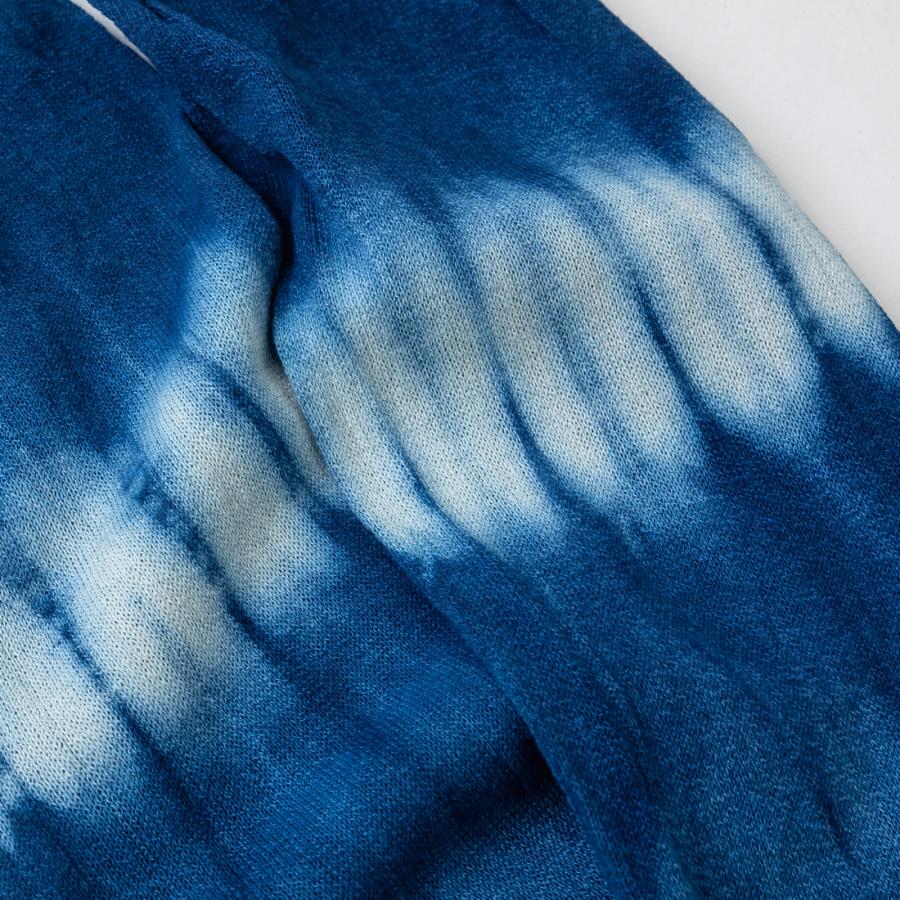 天然藍染アームカバー/ aiamu 奈良 靴下 日本製 創喜 ソウキ メンズ レディース ギフト プレゼント 藍染 吉野 和紙 綿 環境にやさしい 本藍 手染め |  | 08