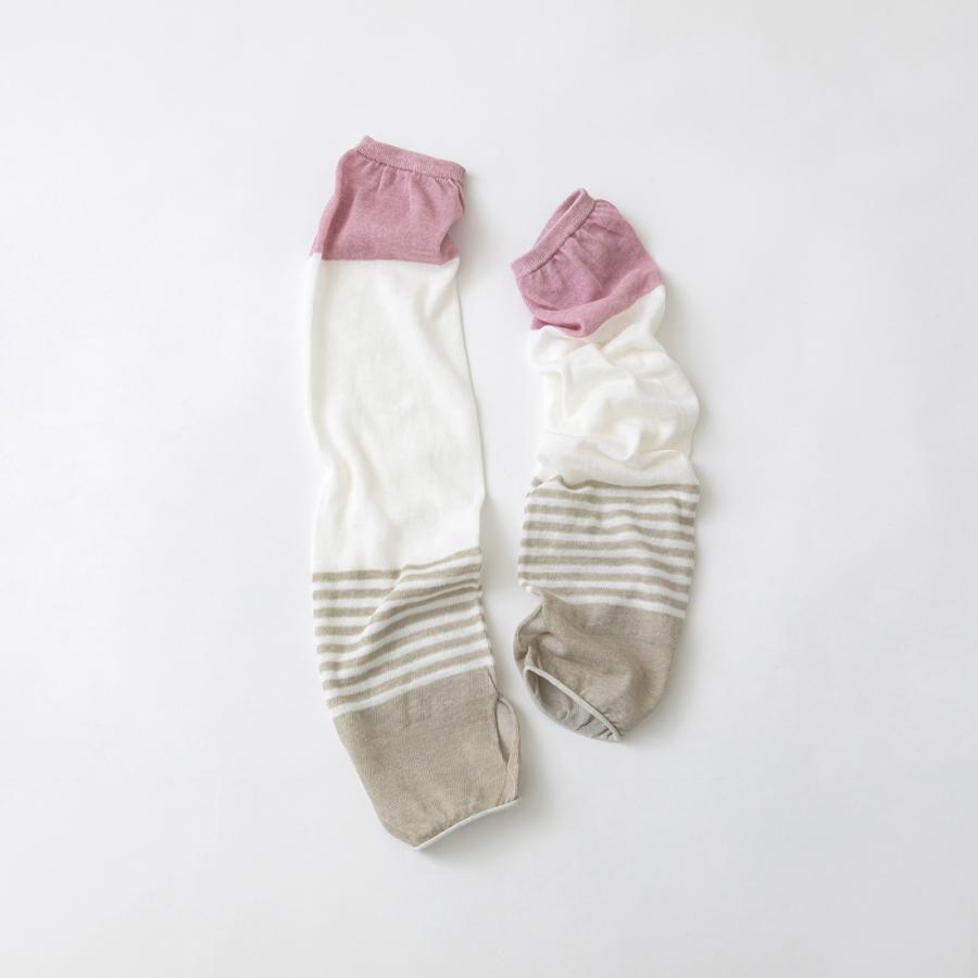 奈良 日本製 創喜 アームカバー 綿麻 UVカット ひんやり冷感 コットン素材 メンズ レディース ギフト プレゼント UVカット 母の日 接触冷感 柔らかい |  | 01