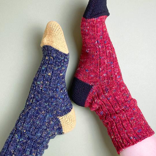 靴下 ジャズミックス リブクルー ミックスカラー |  | 16