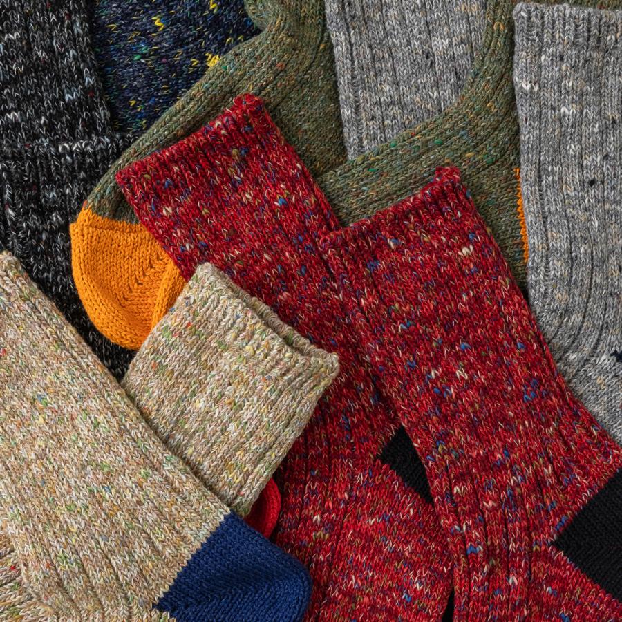 靴下 ジャズミックス リブクルー ミックスカラー |  | 18