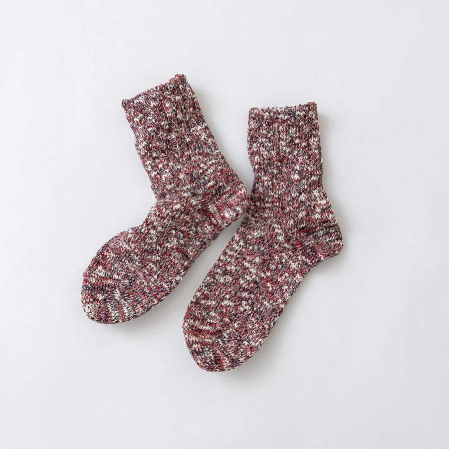 奈良 靴下 リサイクルコットン スラブミックス ミックスカラー 日本製 創喜 メンズ レディース ギフト プレゼント ローゲージ 綿 分厚い カジュアル かわいい |  | 04