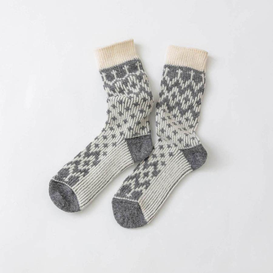 靴下 ノルディック ウールリブクルー |  | 01