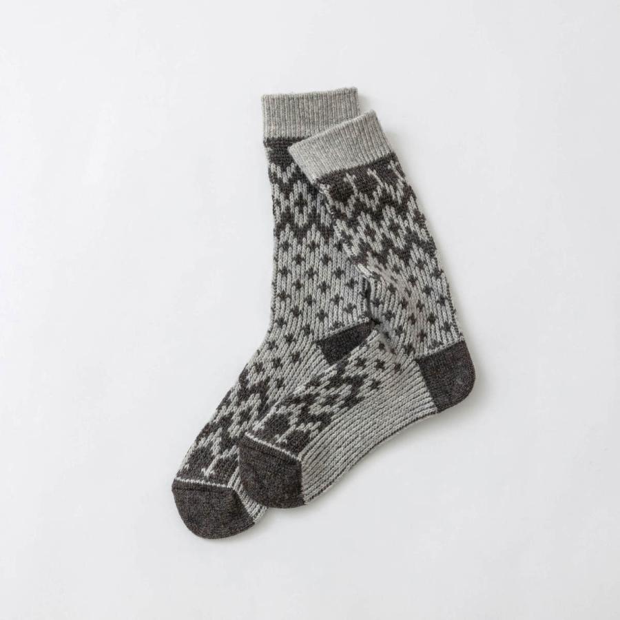 靴下 ノルディック ウールリブクルー |  | 05