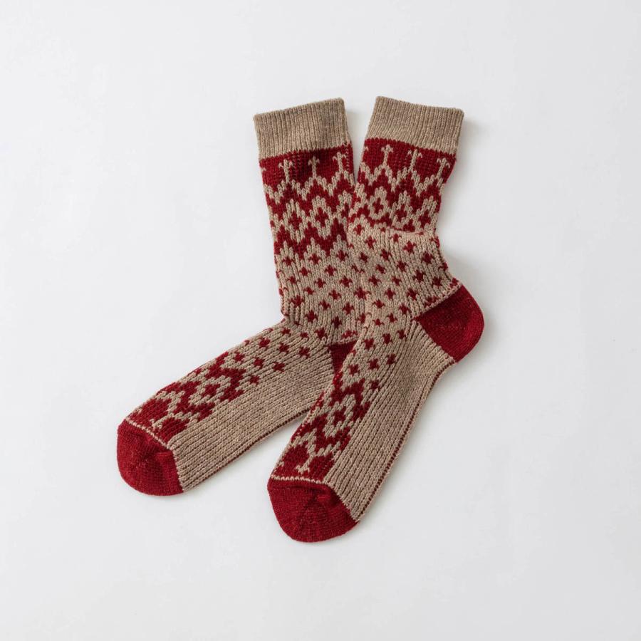 靴下 ノルディック ウールリブクルー |  | 06