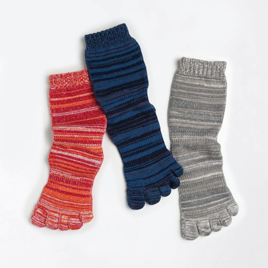 奈良 靴下 日本製 NATURAL HEMP 5フィンガー クルー 創喜 メンズ レディース ギフト 五本指 吸湿 耐水 耐久性 アウトドア 麻 ヘンプ ローゲージ アクティブ |  | 05