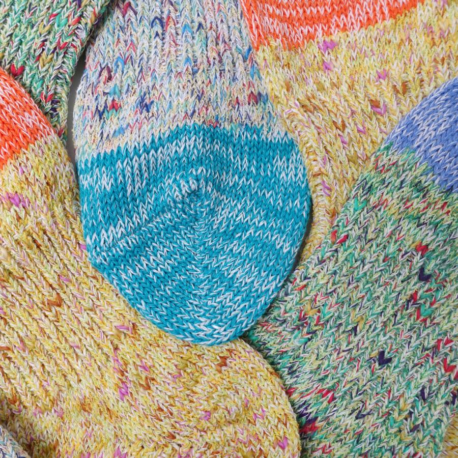 奈良 靴下 日本製 創喜 和紙MIX アンクレット バイカラー メンズ レディース ギフト プレゼント 吉野葛 綿 アンクル ポップ カラフル かわいい |  | 05