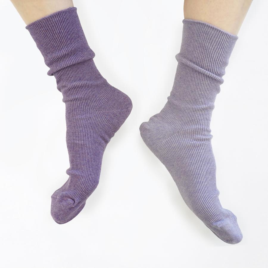 奈良 靴下 日本製 創喜 RE LOOP ゴム無しリブクルーソックス2Pセット ソウキ メンズ レディース ギフト プレゼント 綿 やさしい |  | 17