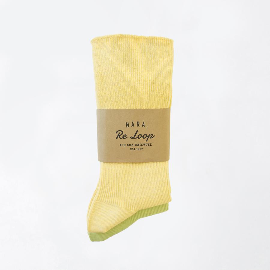奈良 靴下 日本製 創喜 RE LOOP ゴム無しリブクルーソックス2Pセット ソウキ メンズ レディース ギフト プレゼント 綿 やさしい |  | 12