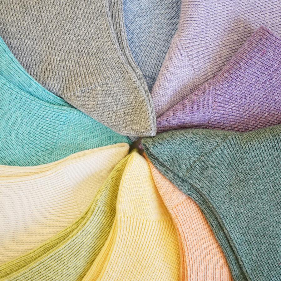 奈良 靴下 日本製 創喜 RE LOOP ゴム無しリブクルーソックス2Pセット ソウキ メンズ レディース ギフト プレゼント 綿 やさしい |  | 19