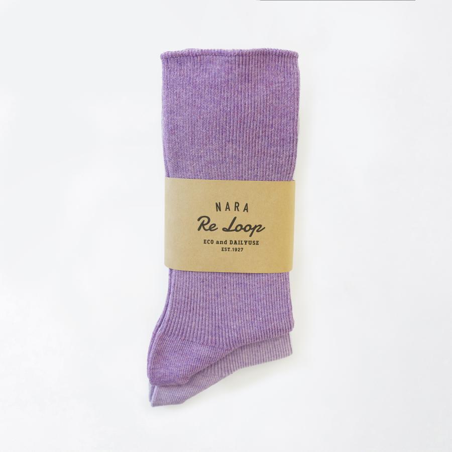 奈良 靴下 日本製 創喜 RE LOOP ゴム無しリブクルーソックス2Pセット ソウキ メンズ レディース ギフト プレゼント 綿 やさしい |  | 10