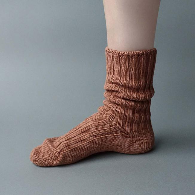 創喜 奈良 靴下 日本製 靴下 Puffy パフィ コットンリブクルー メンズ レディース ギフト 綿 リブ ローゲージ ふっくら ベーシック ノームコア |  | 10