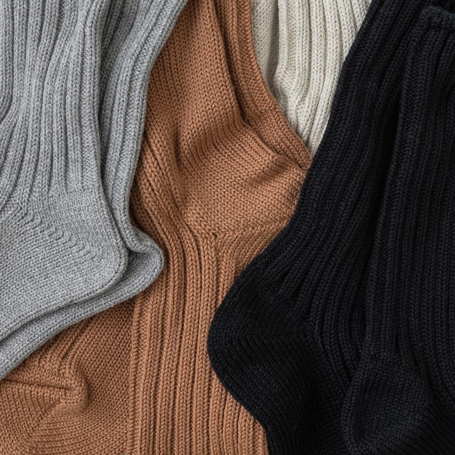 創喜 奈良 靴下 日本製 靴下 Puffy パフィ コットンリブクルー メンズ レディース ギフト 綿 リブ ローゲージ ふっくら ベーシック ノームコア |  | 11