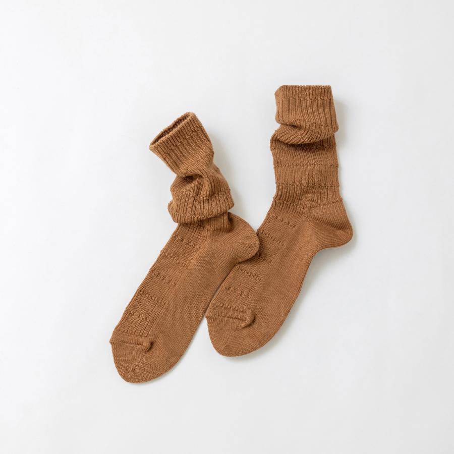 奈良 靴下 日本製 Hooh ハフ ウールリブクルー 創喜 メンズ レディース ギフト ウール 光沢 あったかい くつした ノームコア |  | 17