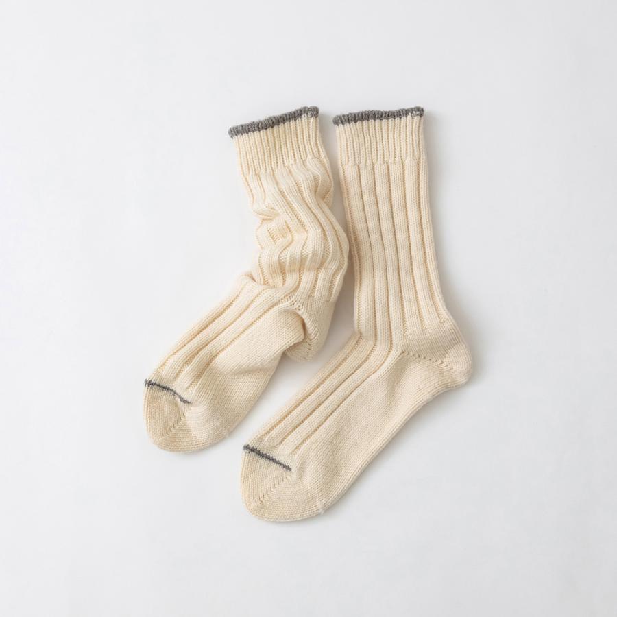 奈良 靴下 Horn ホーン ウールリブクルー 日本製 創喜 メンズ レディース ギフト ウール あったか ローゲージ ふかふか くつした |  | 15