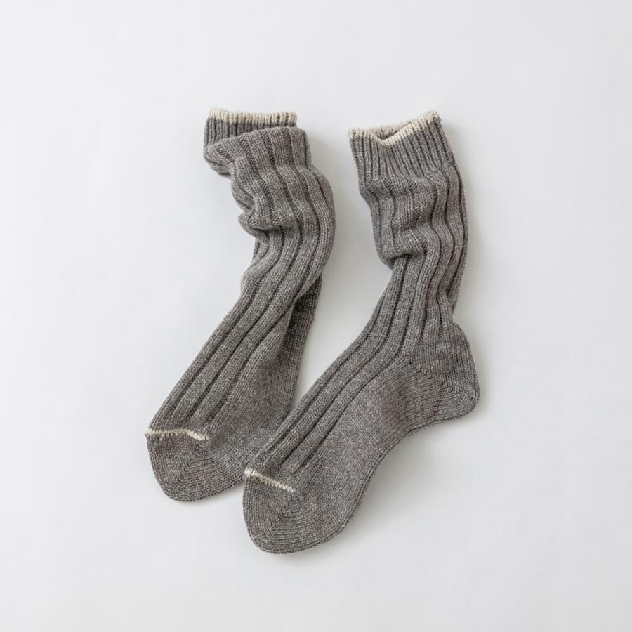 奈良 靴下 Horn ホーン ウールリブクルー 日本製 創喜 メンズ レディース ギフト ウール あったか ローゲージ ふかふか くつした |  | 16