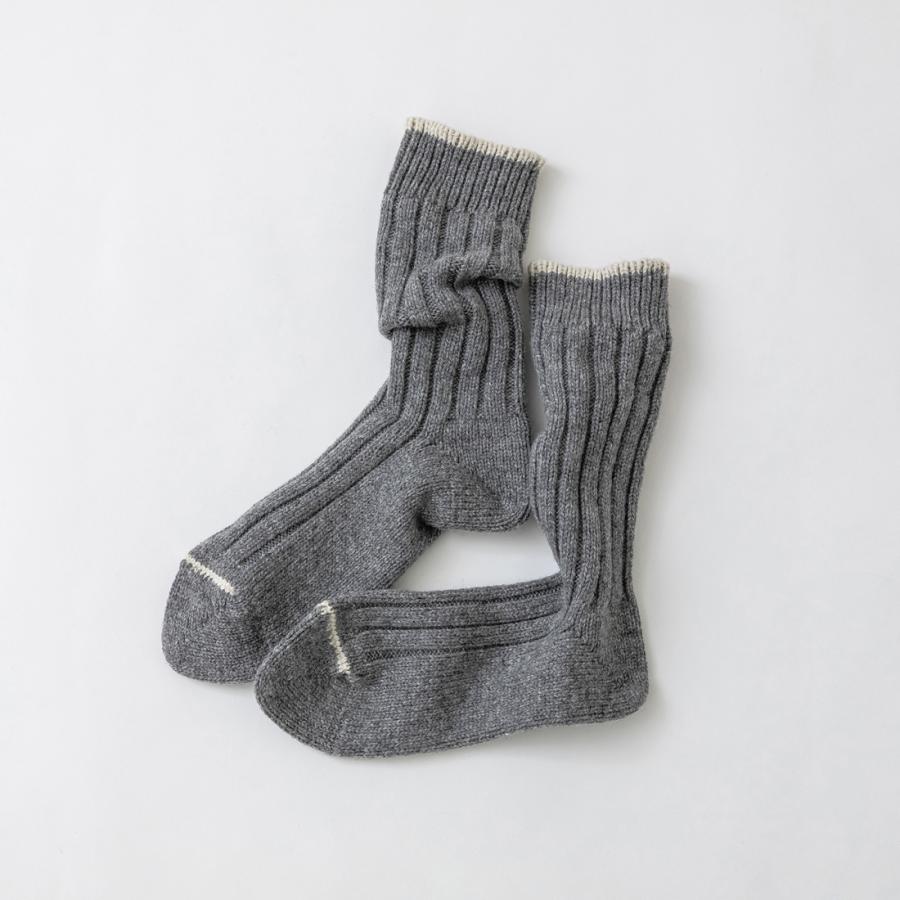 奈良 靴下 Horn ホーン ウールリブクルー 日本製 創喜 メンズ レディース ギフト ウール あったか ローゲージ ふかふか くつした |  | 14